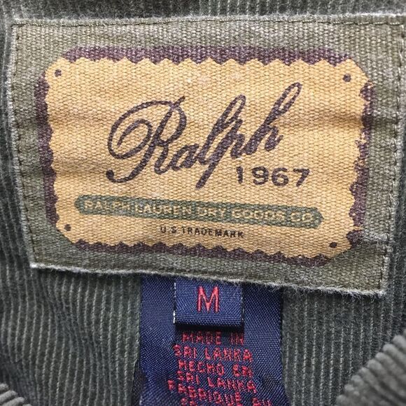 VINTAGE RALPH 1967 RALPH LAUREN DRY GOODS GREEN CORDUROY JACKET - Picture 5 of 6